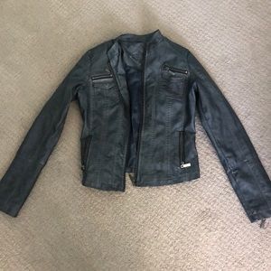Faux Leather Jacket